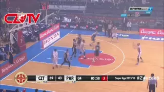 KK Crvena zvezda Telekom - KK Partizan | Simonović: Trojke | Finale 2016