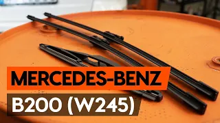 Как заменить щётки стеклоочистителя на MERCEDES-BENZ B200 (W245) [ВИДЕОУРОК AUTODOC]