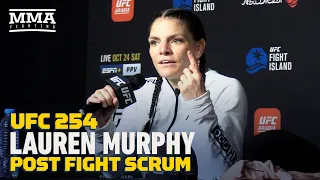 UFC 254: Lauren Murphy: It's 'Insane' I'm Only No. 5 At Flyweight: 'It's A Joke' - MMA Fighting