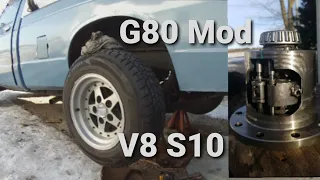 Welding the G80 locking diff in my V8 S10 locker mod