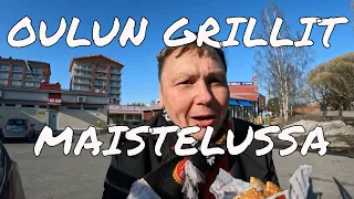 Oulun grillit maistelussa