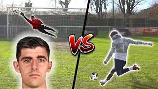 F2 SHOOTING VS COURTOIS!!! 💥⚽️🥅 | Billy Wingrove & Jeremy Lynch