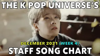TOP 100 • THE K POP UNIVERSE'S STAFF SONG CHART (DECEMBER 2021 - WEEK 4)