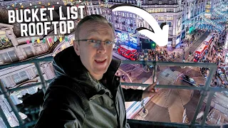 ROOFTOP with the BEST VIEW of Regent Street & Oxford Circus Christmas Lights