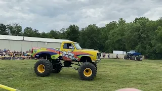 The Blaine Crusher driven by @ryanstauffer8217 at 2023 Bigfoot Open House #bigfoot4x4 #openhouse