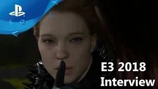 Death Stranding - Gameplay Demo - E3 2018 Interview [PS4, deutsche Untertitel]
