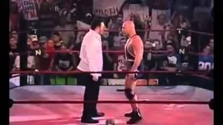 Kurt Angle TNA Debut [2006] confronts Samoa Joe