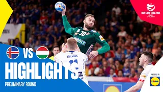 They look scary 🥵 | Iceland vs. Hungary | Highlights | Men's EHF EURO 2024