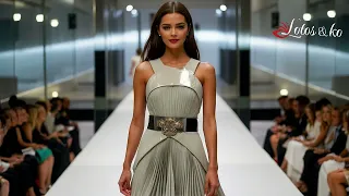 Pleated mini dress style NEW 2024. Suknelių kolekcija NEW 2024  Klostuotos sukneles laisvalaikiui