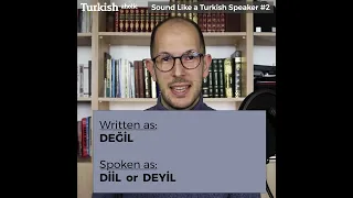 Sound Like a Native Turkish Speaker #2