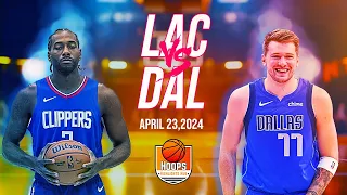 Los Angeles Clippers vs Dallas Mavericks Game 2 Full Highlights | 23 april 2024 WCR1 |  1 AND 2 QRT