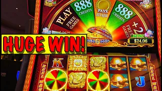 🚨NEW SLOT ALERT🚨 88 Fortunes Money Coins - IT HAS A WHEEL! And I got all the enhancements! HUGE WIN