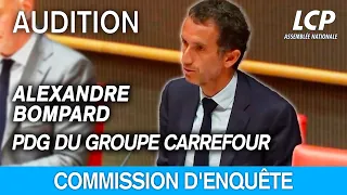 Alexandre Bompard est auditionné sur les causes de la perte de souveraineté alimentaire de la France