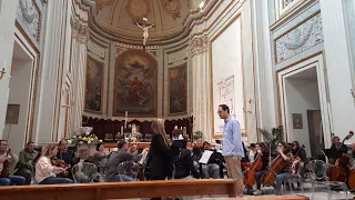 Laudamus Te. Maria Ratkova mezzosoprano, Grosse Messe, K. 427 .W.A.Mozart. Rehearsal in Cathedral.