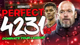 FM24 PERFECT 4231 V3 (97% WIN RATE) - FM24 Tactics! | Football Manager 2024 Tactics