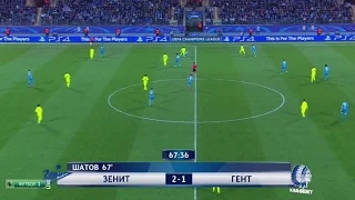 ЗЕНИТ ГЕНТ 2-1  ВИДЕО ОБЗОР МАТЧА СМОТРЕТЬ ОНЛАйН