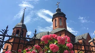 Божественна літургія у Спасо-Преображенському храмі ПЦУ с.Келеберда в День Святої Трійці 2021 р.