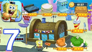 SpongeBob: Krusty Cook-Off - Max LeveI Gameplay Walkthrough part 7 - The Krusty Krab(Android&IOS)