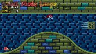 Sonic.Exe The Spirits Of Hell Soundtrack Knuckles Escape (Knux Solo Ending) 1 Hour Loop