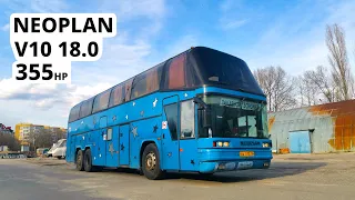 ПОЕДЕТ 200 км/ч? РАЗОГНАЛИ АВТОБУС V10 (355л.с.) ДО ПРЕДЕЛА. РАЗГОН NEOPLAN 0-100 402м. ТЕСТ ДРАЙВ.