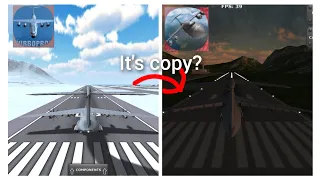Turboprop flight simulator vs war plane simulator! this game is copy?