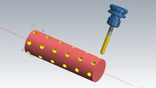 MASTERCAM MULTI-AXIS LESSON 1: MULTI AXIS DRILLING (PART.1)