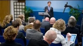 Persconferentie MP Rutte 19 april 2013