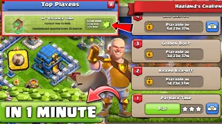 FASTEST WAY TO GET 3 STAR PAYBACK TIME & GET 50,000 GEMS & MORE #ClashWithHaaland