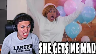 THIS LADY NEEDS TO BE STOPPED! Reacting To Mean Lady Destroys Gender Reveal!