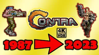 Evolution of Contra Games 1987-2023 in 4K HDR Max Settings!