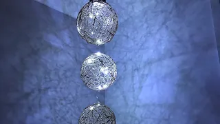 diy home decor / string balls / hanging ball