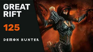 ДИАБЛО 3 ВП 125 ОХОТНИК НА ДЕМОНОВ | DIABLO 3 GREAT RIFT 125 DEMON HUNTER