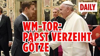 Trotz WM-Tor: Papst verzeiht Mario Götze / BILD Daily Live 14.11.2016