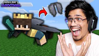 I Got Elytra Without Defeating EnderDragon In Fleet Kingdom 😍 | Minecraft