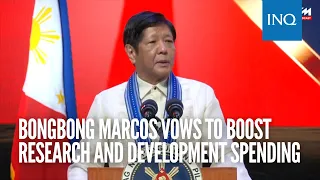 Bongbong Marcos vows to boost research and development spending