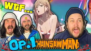 CHAINSAW MAN REACTION!!!!! [OPENING & ENDING]