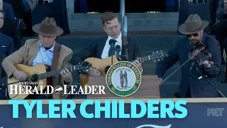 Tyler Childers performs at Gov. Andy Beshear’s inauguration