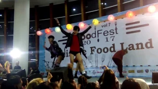 160417 POISON blackpink dance cover - whistle playing with fire bbhmm boombayah @ BEC mall bandung