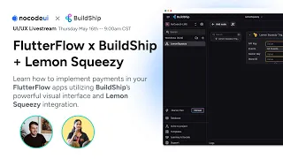 FlutterFlow x BuildShip + Lemon Squeezy
