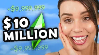 Making $10 million dollars in The Sims 4