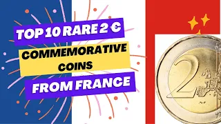 TOP 10 RARE 2 euro COINS from FRANCE