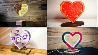 4 Amazing Heart-Shaped Epoxy Resin Projects