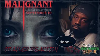 WHY DO THEY NEVER JUST LEAVE....YA KNOW?  |MALIGNANT – Official Trailer-REACTION | REACT W/H8TFUL!!