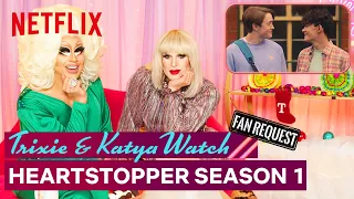 Drag Queens Trixie Mattel & Katya React to Heartstopper Season 1 | I Like to Watch | Netflix