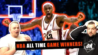 British Reactions to the Greatest Game Winners in NBA History