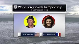 Taylor Jensen vs. Edouard Delpero - Taiwan Open World Longboard Champs: Surf Off