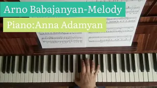 Arno Babajanyan Melody (Piano: Anna Adamyan)