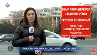 Stirile Kanal D (15.11.2022) - Majorarea pensiilor, o necunoscuta | Editie de dimineata