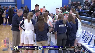 High School Girls Basketball: La Crosse Aquinas vs. Hopkins