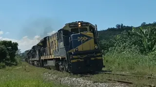 Trem da MRS com 4 Locomotiva / Cruzando no KM47 / No KVR Sentido Rio Arará